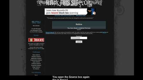 Hack This Site Basic 2 Tutorial