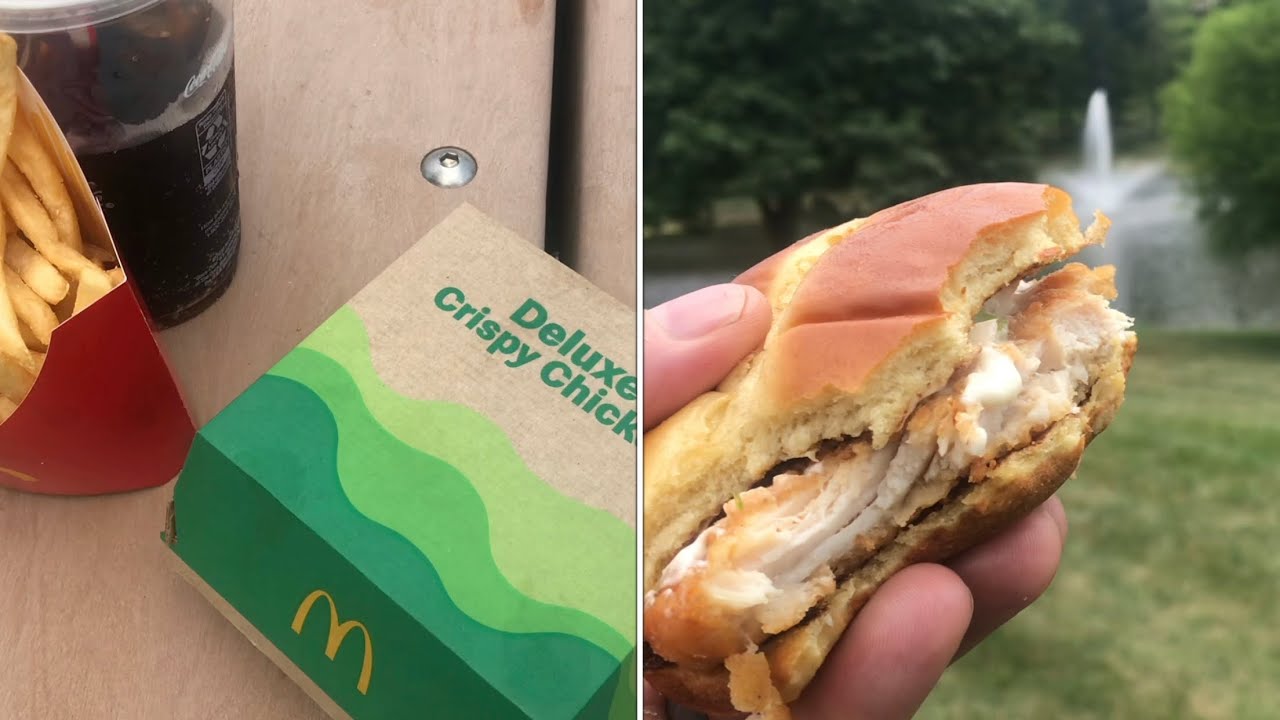 REVIEW “deluxe crispy sandwich” (McDonald’s) YouTube