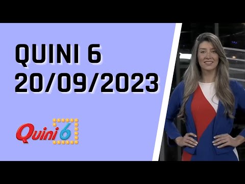 Quini 6 en vivo 20/09/2023 / Resultados del sorteo quini 6 del Miércoles 20 de Septiembre del 2023