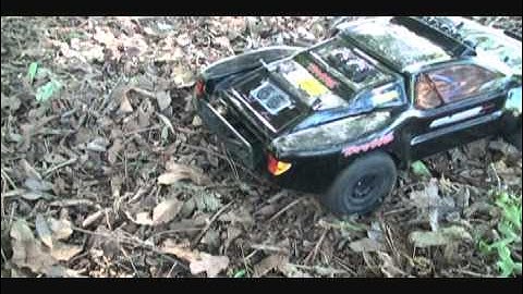 Traxxas Slash 4x4 Bash Action (Slow Motion)