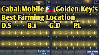 Cabal Mobile 🇵🇭  Golden Key's best Farm Location TURORIAL