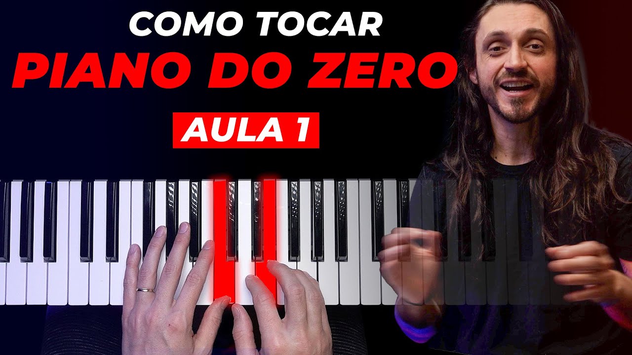 Primeira aula de piano para iniciantes - Técnica, Jogo e Improvisação  (2020) 