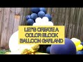 HOW TO CREATE A COLOR BLOCK BALLOON GARLAND💛