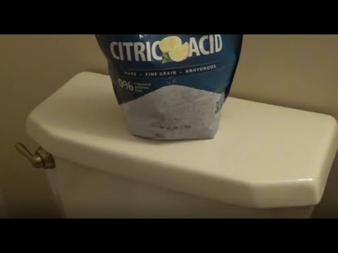 Video: Môžem použiť kyselinu citrónovú na čistenie toalety?