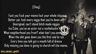 Video thumbnail of "Cypress Hill - Ice Cube Killa (Lyrics)"