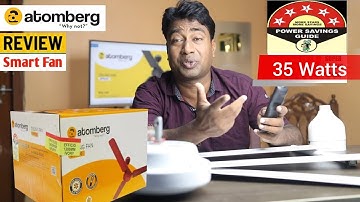 Atomberg Efficio Alpha 1200mm BLDC Ceiling Fan with Remote || High Speed at 35 Watts & 5 star Rating