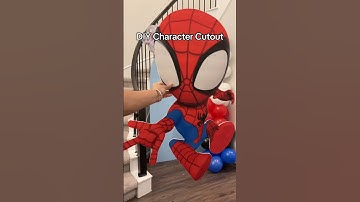 DIY Character Cutouts #partydecor  #diybirthdaydecor #cutouts