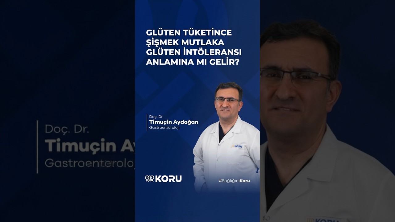 Glüten tüketimi sonrası yaşanan şişkinlik