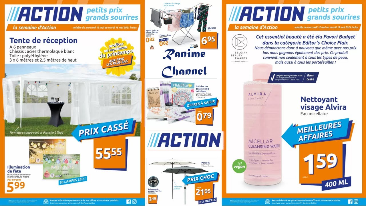 Action Catalogue de la semaine du 12 au 18 mai 2021 inclus Arrivage
