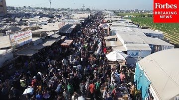 Drone Captures Footage Of Life In Gaza As Ceasefire Holds