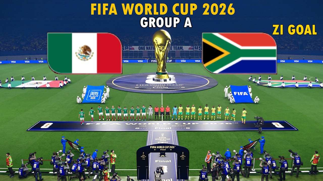 MEXICO vs SOUTH AFRICA | Opening Match | FIFA World Cup - Full Match & All Goals - Simulation PES 21