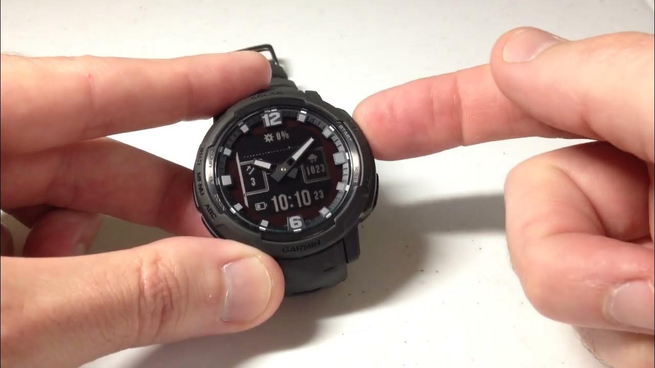 Garmin Instinct Crossover View Floors Climbed YouTube