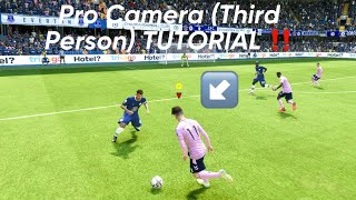 How to set up Pro camera (third person) in FIFA 23 player career mode 