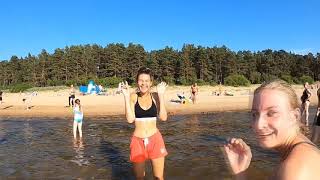 Summer 2020 - Beach Zumba In Narva-Jõesuu, Estonia Black Eyed Peas, Shakira Girl Like Me.