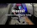 Weezer - Undone - The Sweater Song bass cover (with tab)