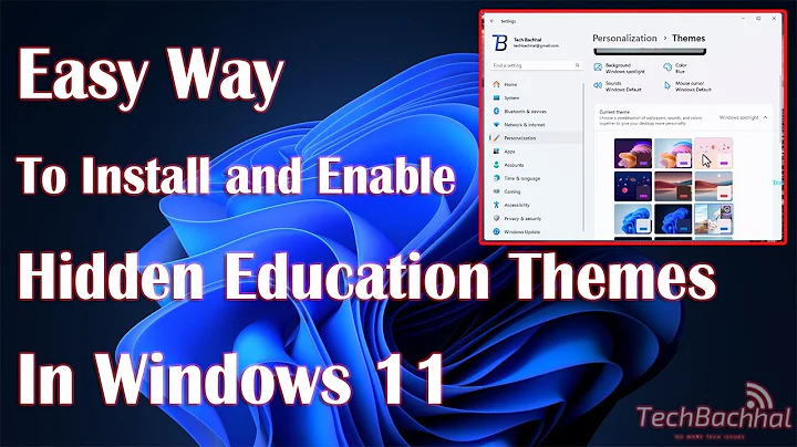 How to Install and Enable Hidden Education Themes in Windows 11