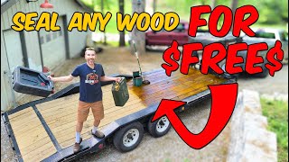 How To Keep Wood From Rotting For FREE