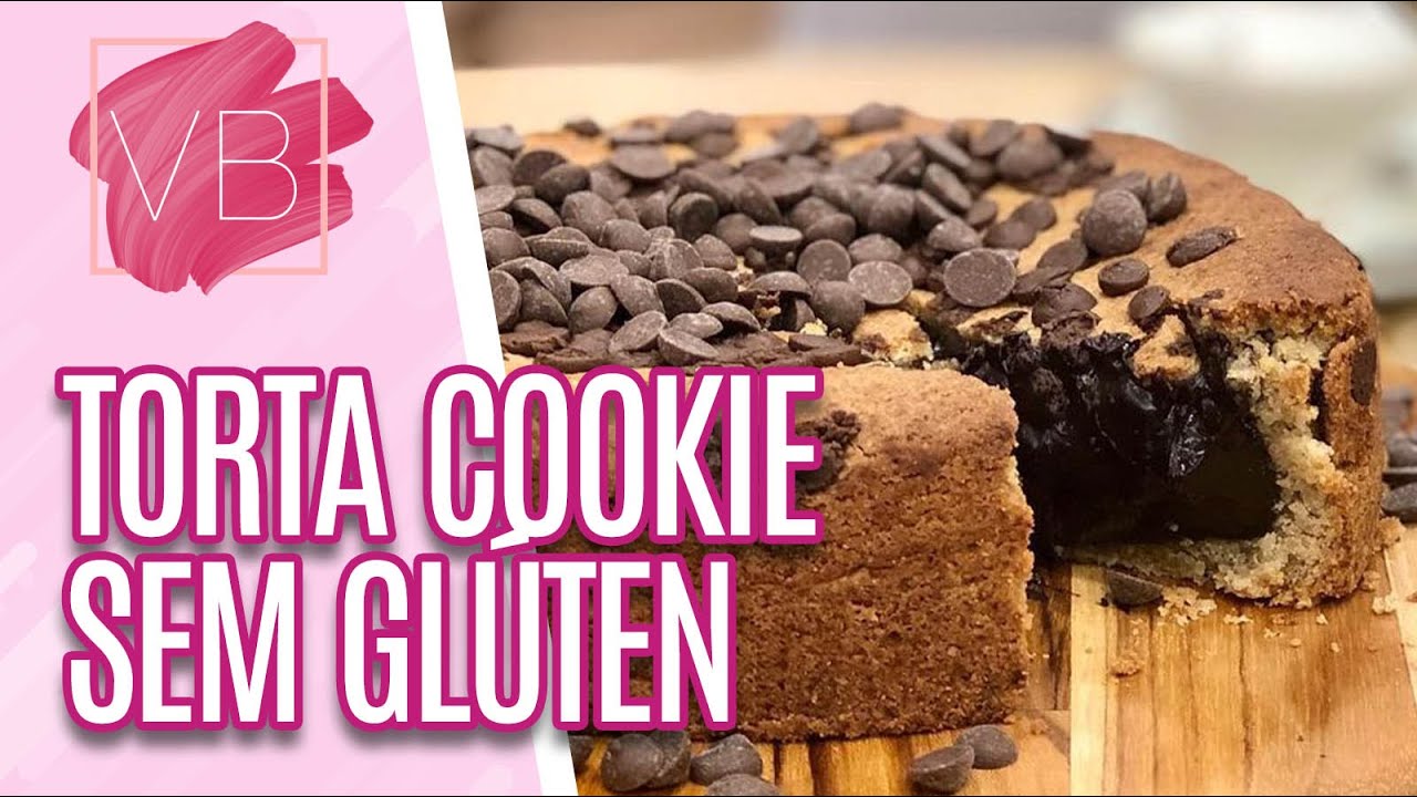 Torta cookie sem glúten - Você Bonita (09/02/21)