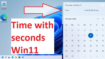 Restore the time in the Windows 11 calendar flyout