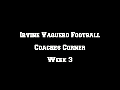 2019 Coaches Corner Week 3