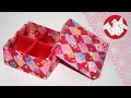 Origami  boite japonaise  compartiments masu senbazuru