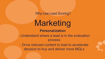 Building Successful Lead Scoring Models