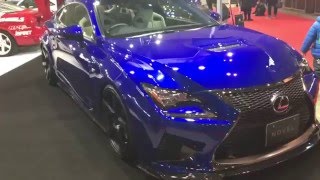 NOVEL Lexsu レクサス RC F 実車見てきたよ 東京オートサロン Tokyo Auto Salon 2016