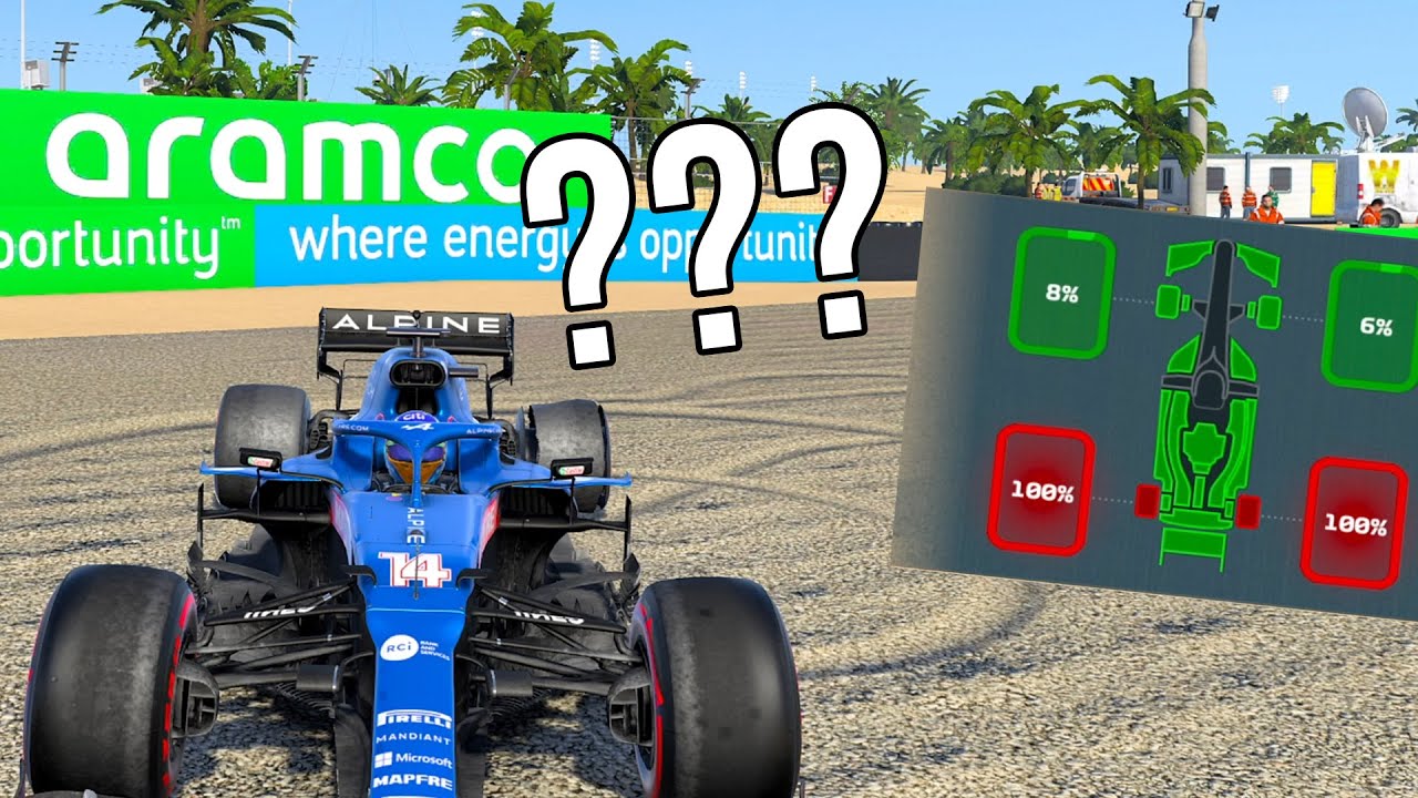 F1 2021 EXPERIMENT: CAN YOU GET TYRE PUNCTURE FROM GRAVEL?