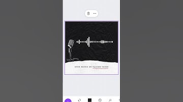 How to add waveform in canva for podcast template #shorts #canva