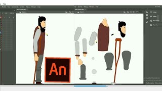 Rigging character in flash \ animate cc
