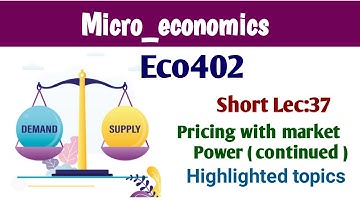 Eco402 short lecture:37 | Eco402 lesson:37 | best short lectures | learn with Mdm |