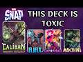 The Poison Strategy: Why Caliban & Ajax Are a Deadly Affliction Duo | Marvel Snap Gameplay