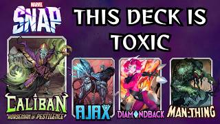 The Poison Strategy: Why Caliban &amp; Ajax Are a Deadly Affliction Duo | Marvel Snap Gameplay