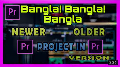 Open a New Adobe Premiere Pro Project in an Older Version | 2020 Mac Tutorial