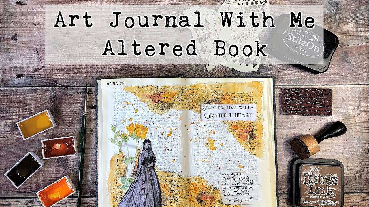 Art Journal With Me  Altered Book 