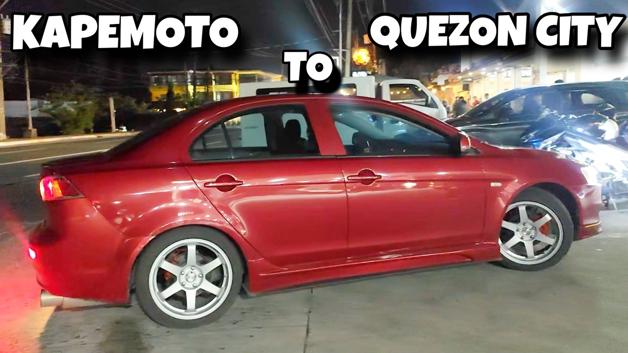FROM CAFE MOTO TAGAYTAY TO QUEZON CITY - LATE NIGHT DRIVE | LANCER EX MT POV