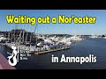 Trapped in annapolis on our hatteras yacht e159