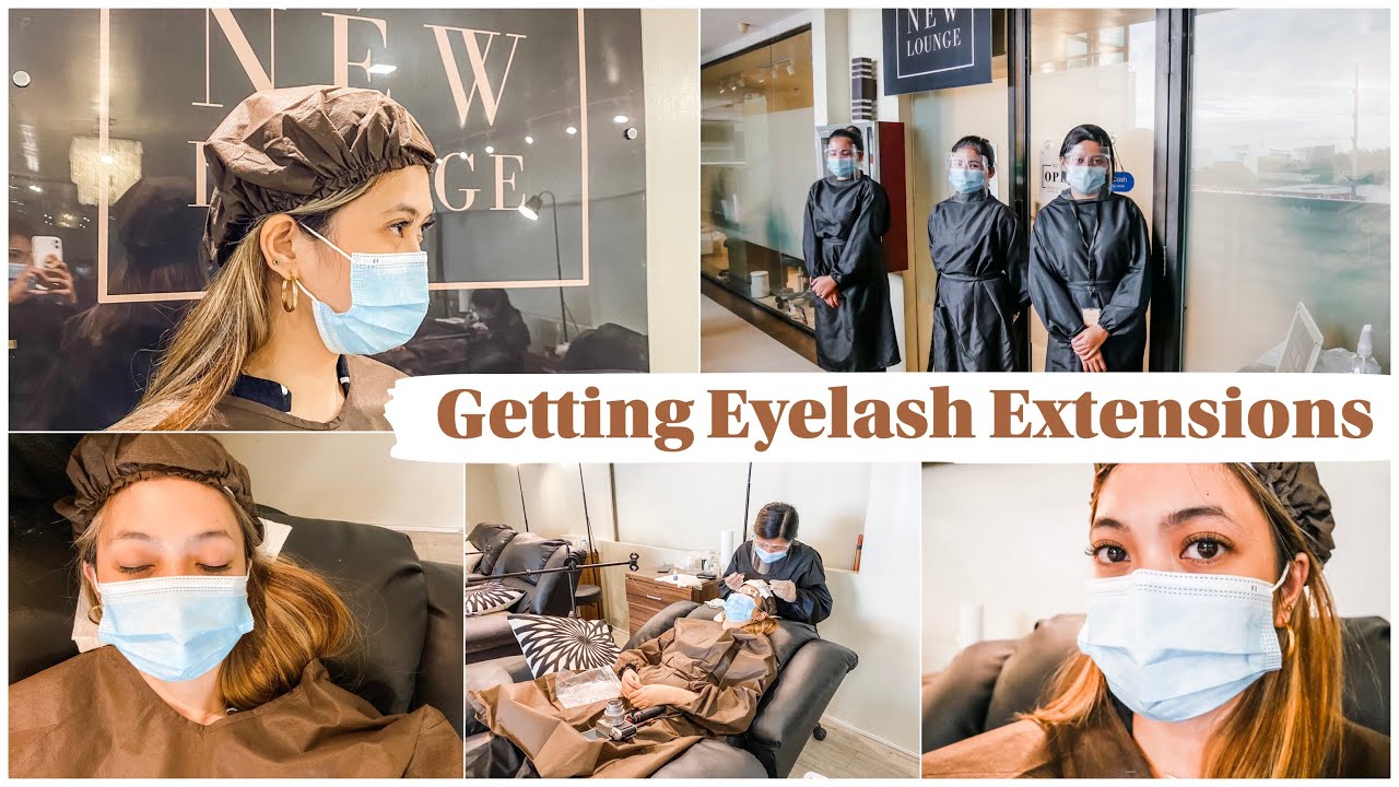 GETTING EYELASH EXTENSIONS FOR THE FIRST TIME - NÉW LOUNGE DAY ...