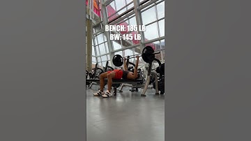 Testing my bench press 1 rep max for the first time! #gym #fitness #powerlifting shorts