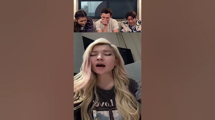 Tom Holland Laughs to Viral Videos Part 54 #tomholland #funny #trynottolaugh #reaction