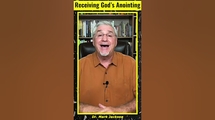 Receiving God's Anointing