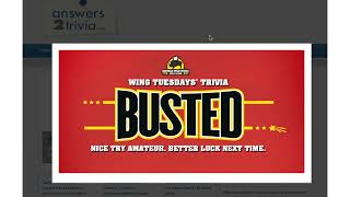 Wing Tuesdays Trivia - Buffalo Wild Wings