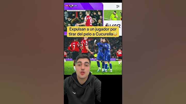 EXPULSADO por TIRAR del PELO de CUCURELLA #futbol #cucurella #chelsea #premierleague
