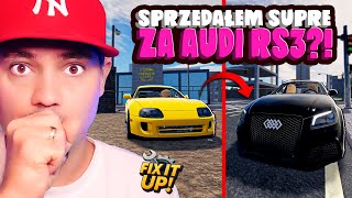 🚘 SPRZEDAŁEM TOYOTA SUPRA ZA AUDI RS3? *ciężkie negocjacje* | Roblox Fix It Up screenshot 4
