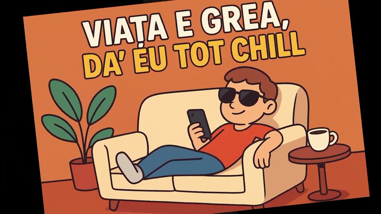 Viața e grea, da’ eu tot chill 😎 | Vibe ironic și chill pop