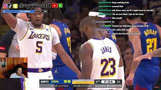 LEBRON SCORES 40K! LA Lakers vs DEN Nuggets Full Game Highlights | 3/2/24 | FreeDawkins REACTION!