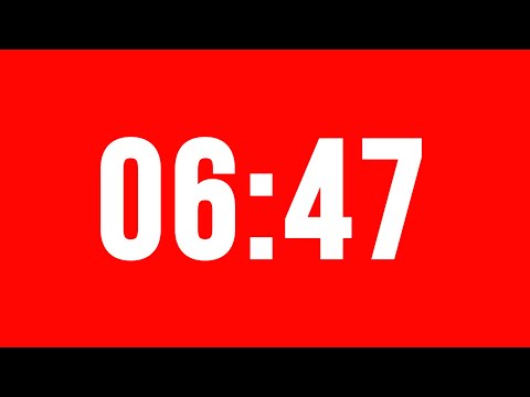 6 Minute 47 Second Timer With Alarm Without Music