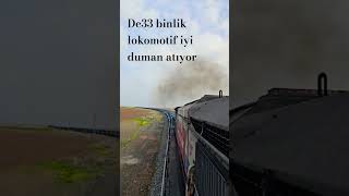 De33Binlik Lokomotif Iyi Duman Atıyor. Ürkiye