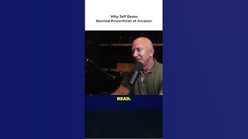 Why Jeff Bezos Banned PowerPoint at Amazon