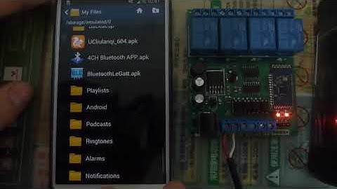12V 4 Channel Bluetooth Relay Android Mobile Remote control Switch for Motor LED Light Lock NET
